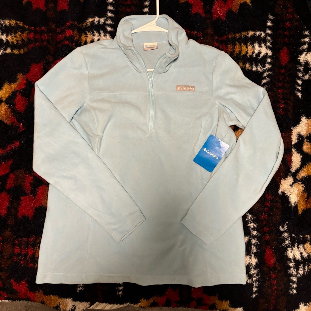 COLUMBIA fleece Half Zip Fleece women’s large